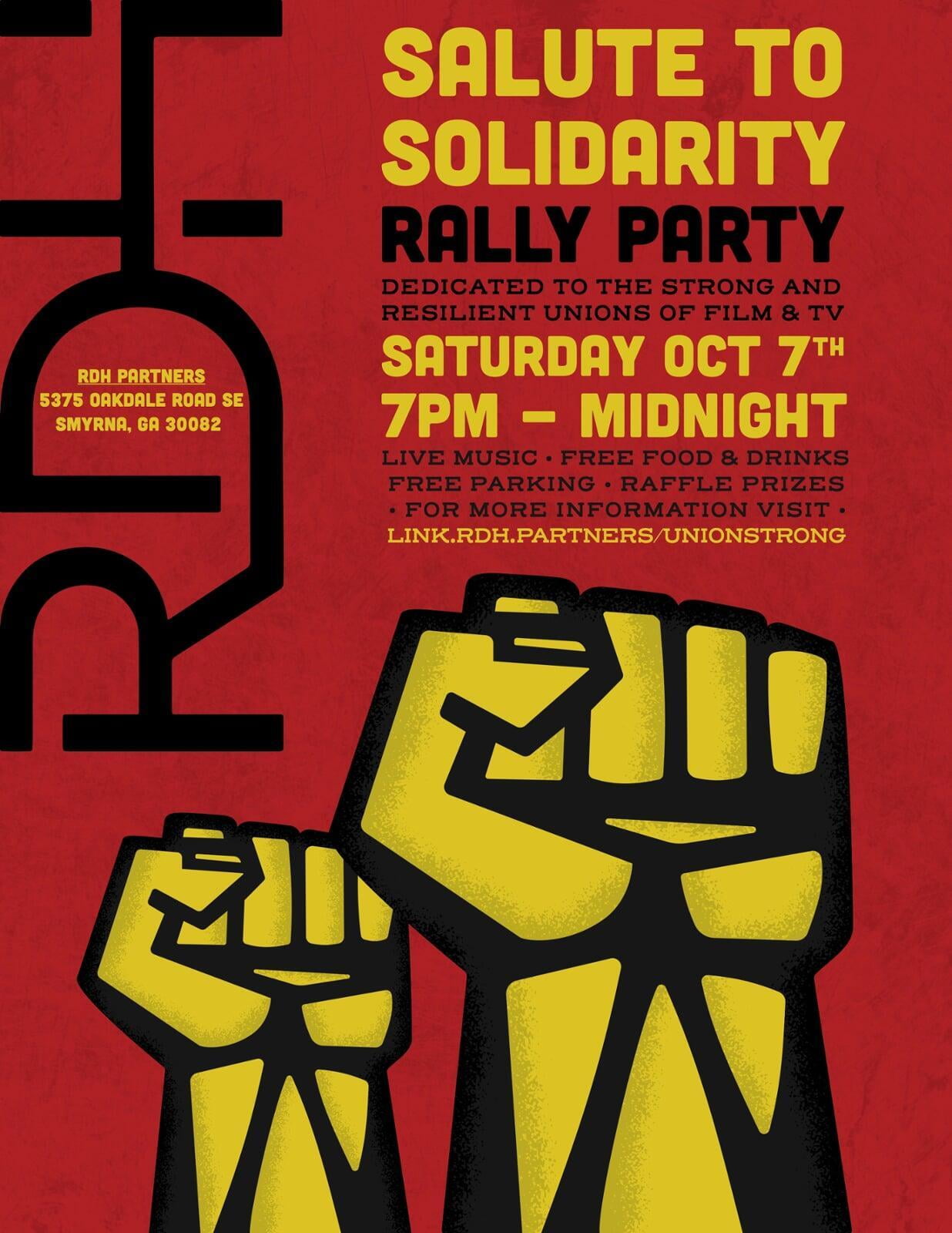 Solidarity Rally | Cine Gear After Party
